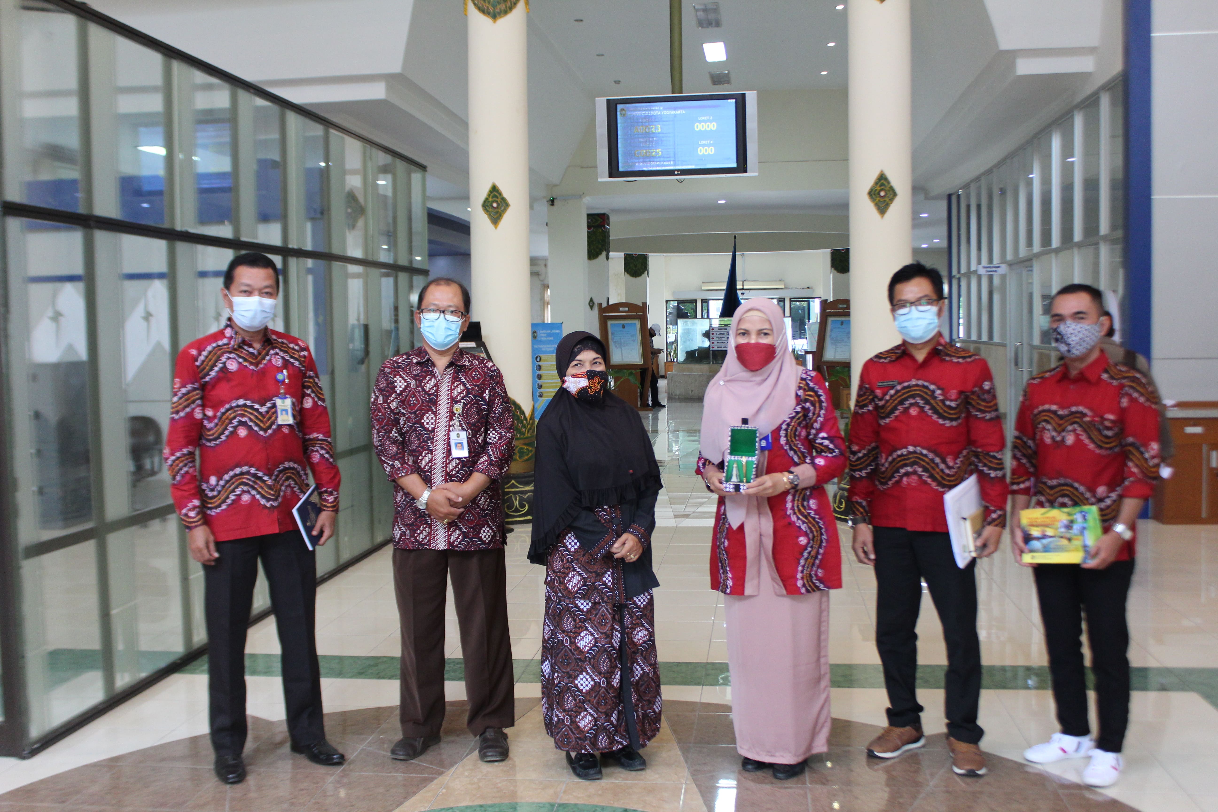 Kunjungan Kerja Dinas Penanaman Modal dan Pelayanan Terpadu Satu Pintu Kabupaten Tapin Kalsel