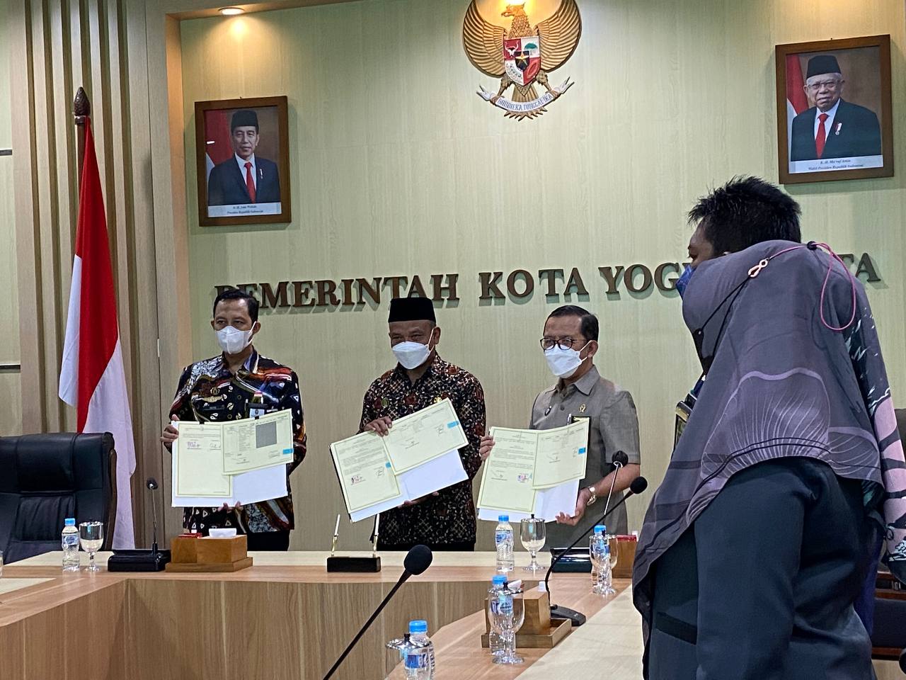 Penandatanganan Nota kesepakatan Pemerintah Kota Yogyakarta dan Pengadilan Negeri Yogyakarta