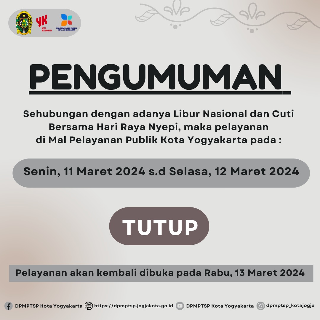 Libur Nasional dan Cuti Bersama Peringatan Hari Raya Nyepi