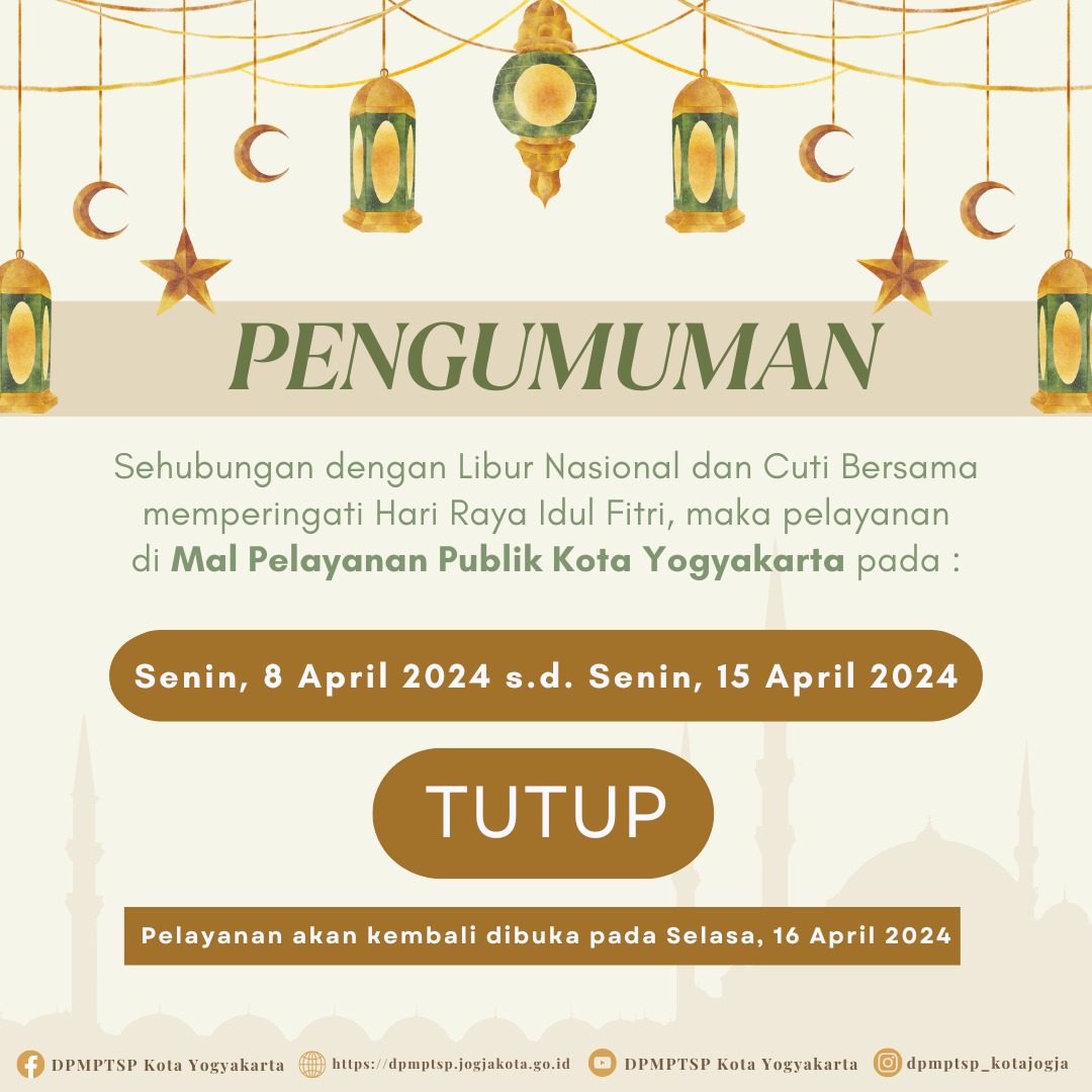 Pengumuman Libur Nasional dan Cuti Bersama Peringatan Hari Raya Idul Fitri